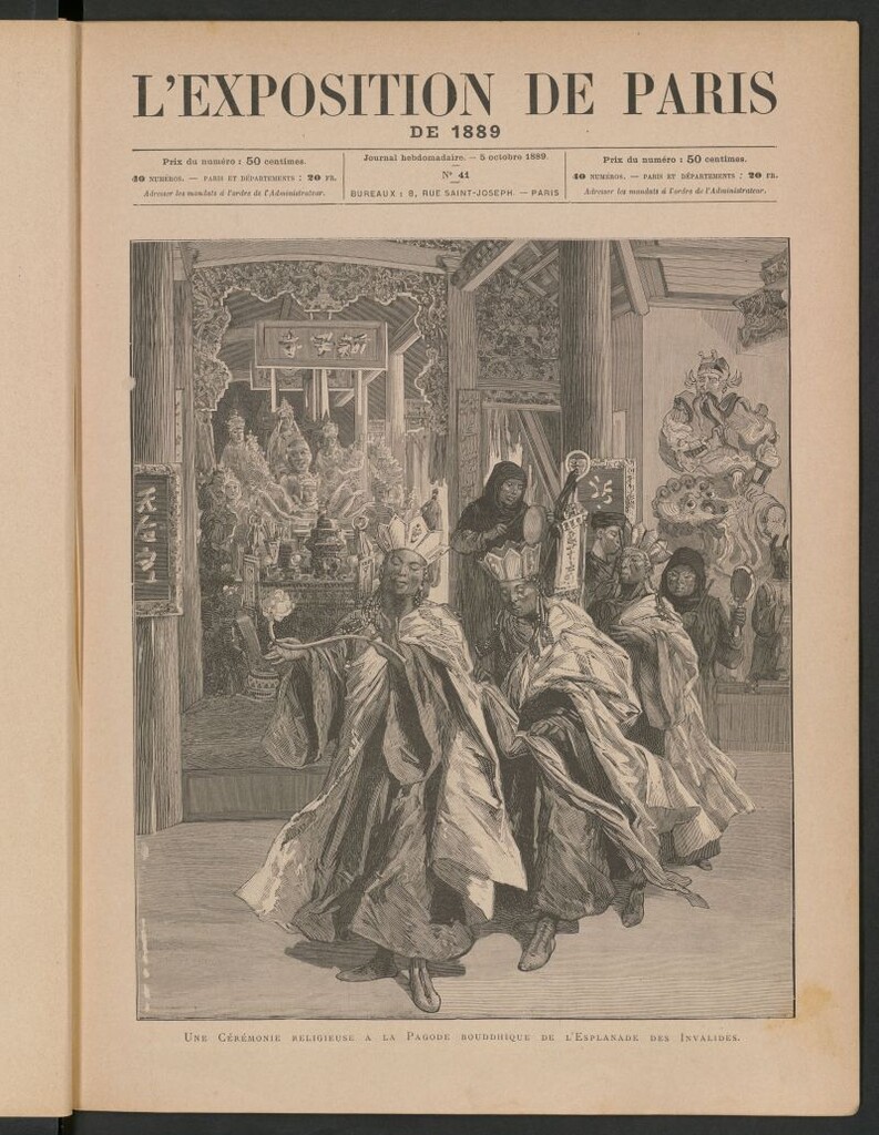 Miniatura de L´Exposition de Paris de 1889, 5 octobre 1889