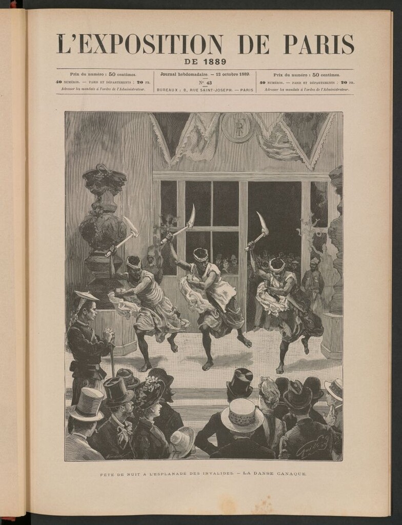Miniatura de L´Exposition de Paris de 1889, 12 octobre 1889