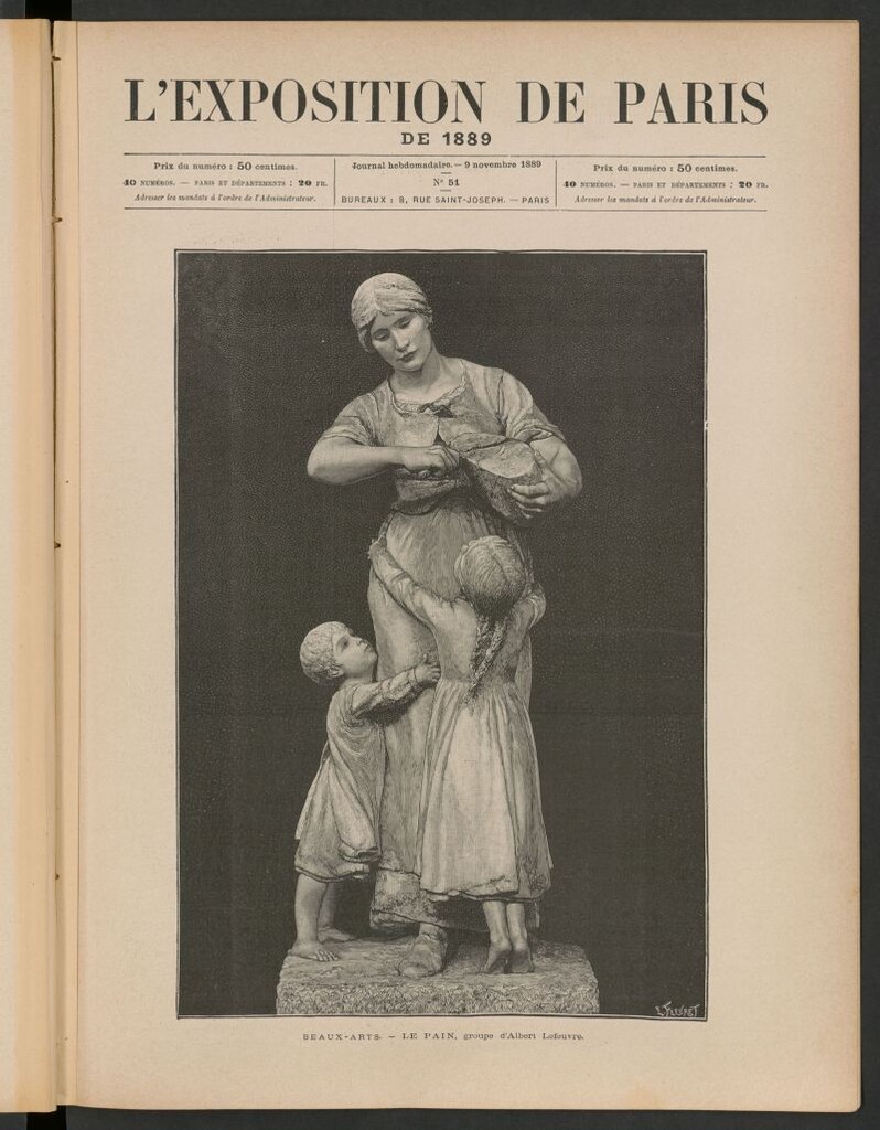 Miniatura de L´Exposition de Paris de 1889, 9 novembre 1889