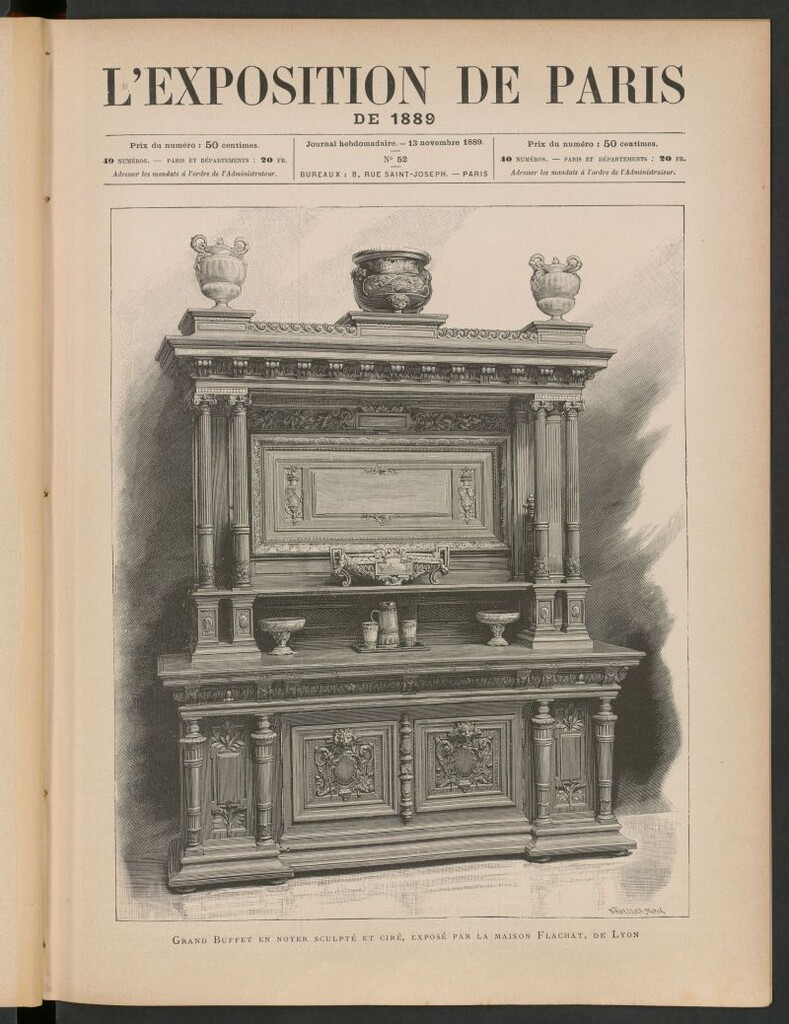 Miniatura de L´Exposition de Paris de 1889, 13 novembre 1889