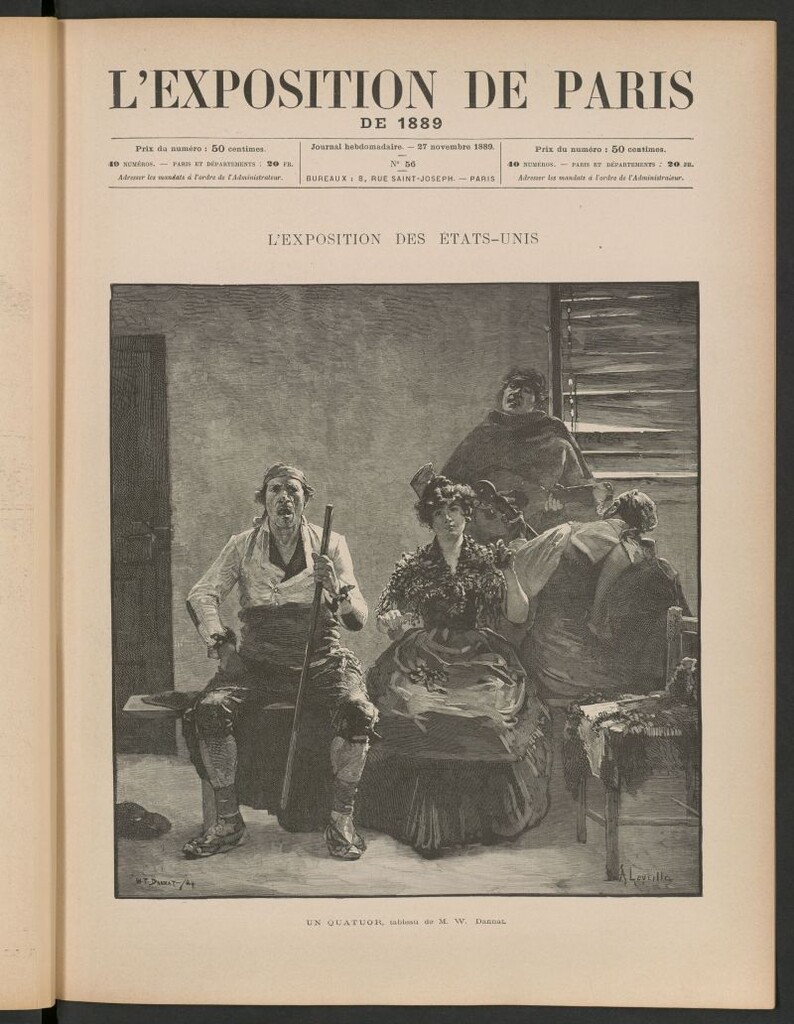 Miniatura de L´Exposition de Paris de 1889, 27 novembre 1889