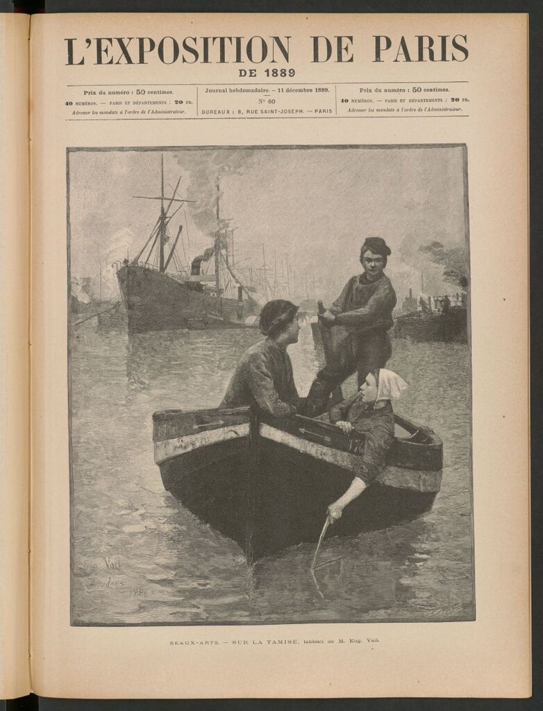 Miniatura de L´Exposition de Paris de 1889, 11 décembre 1889