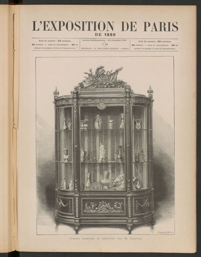 Miniatura de L´Exposition de Paris de 1889, 21 décembre 1889