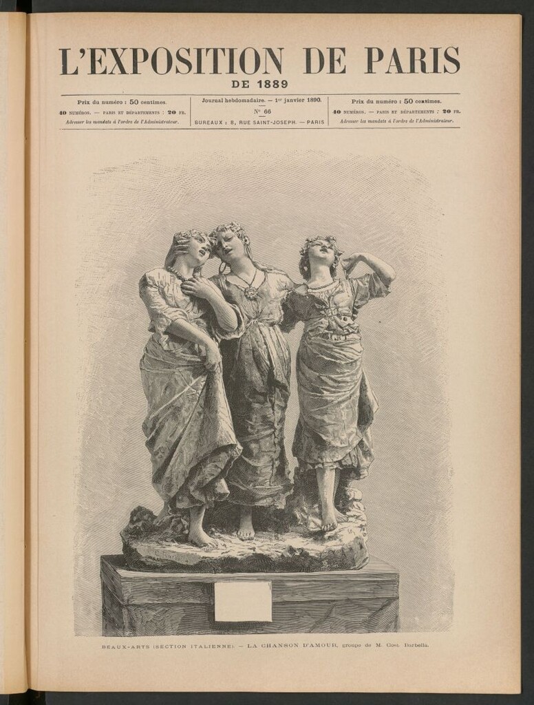 Miniatura de L´Exposition de Paris de 1889, 1er janvier 1890