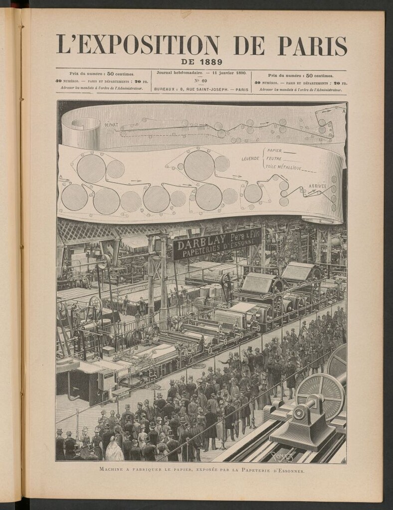 Miniatura de L´Exposition de Paris de 1889, 11 janvier 1890