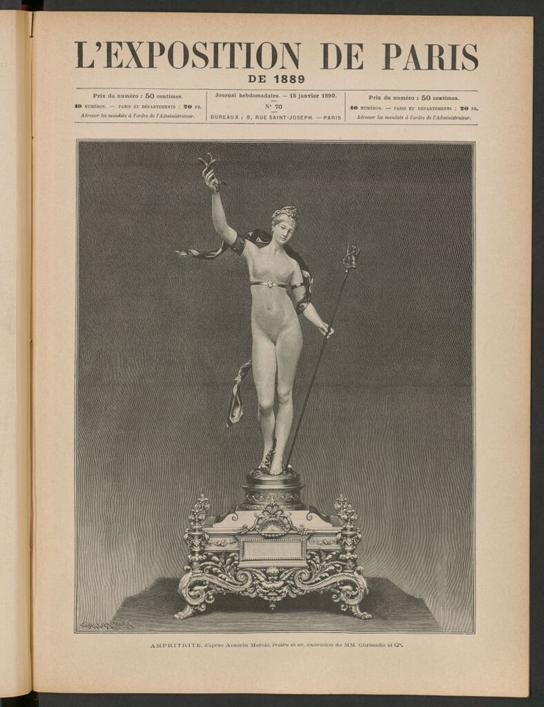 Miniatura de L´Exposition de Paris de 1889, 15 janvier 1890