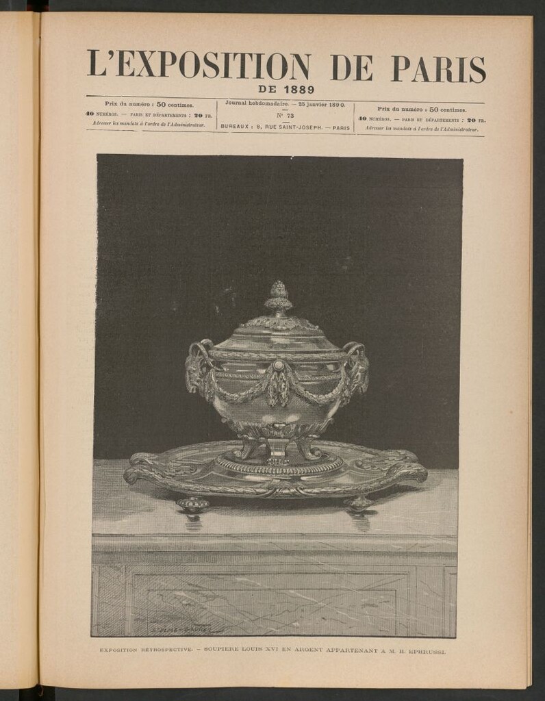 Miniatura de L´Exposition de Paris de 1889, 25 janvier 1890