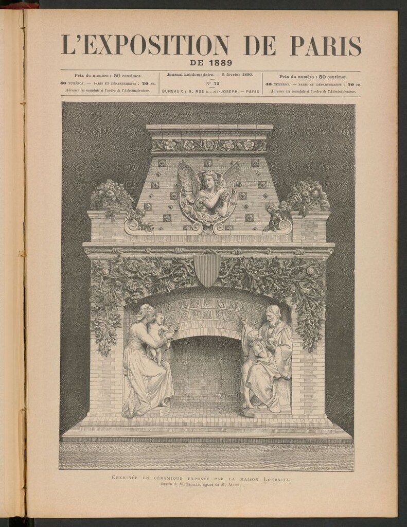 Miniatura de L´Exposition de Paris de 1889, 5 février 1890