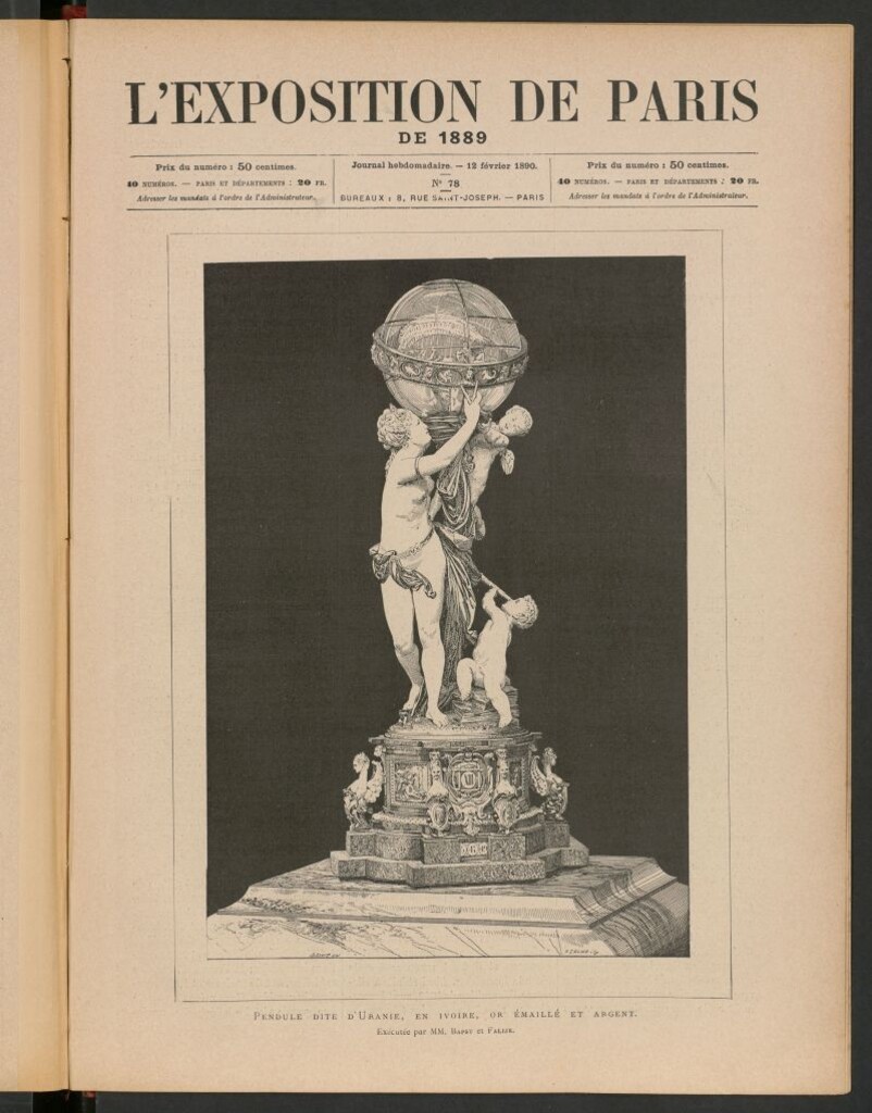 Miniatura de L´Exposition de Paris de 1889, 12 février 1890