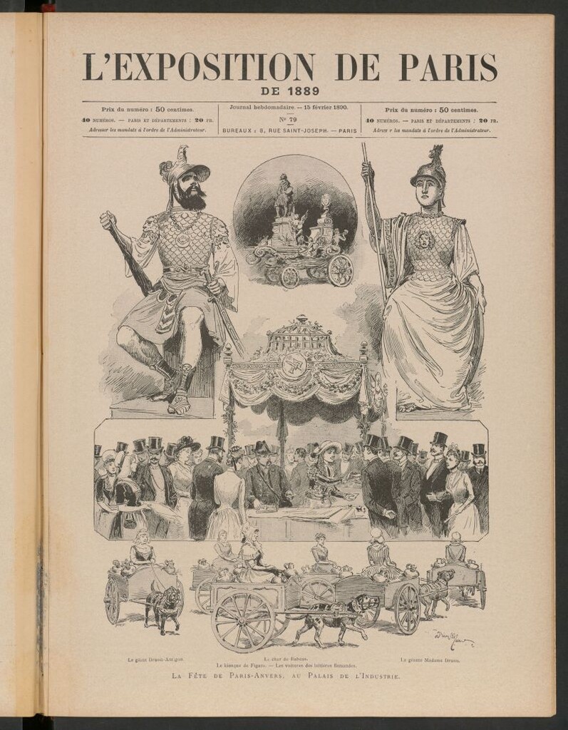 Miniatura de L´Exposition de Paris de 1889, 15 février 1890