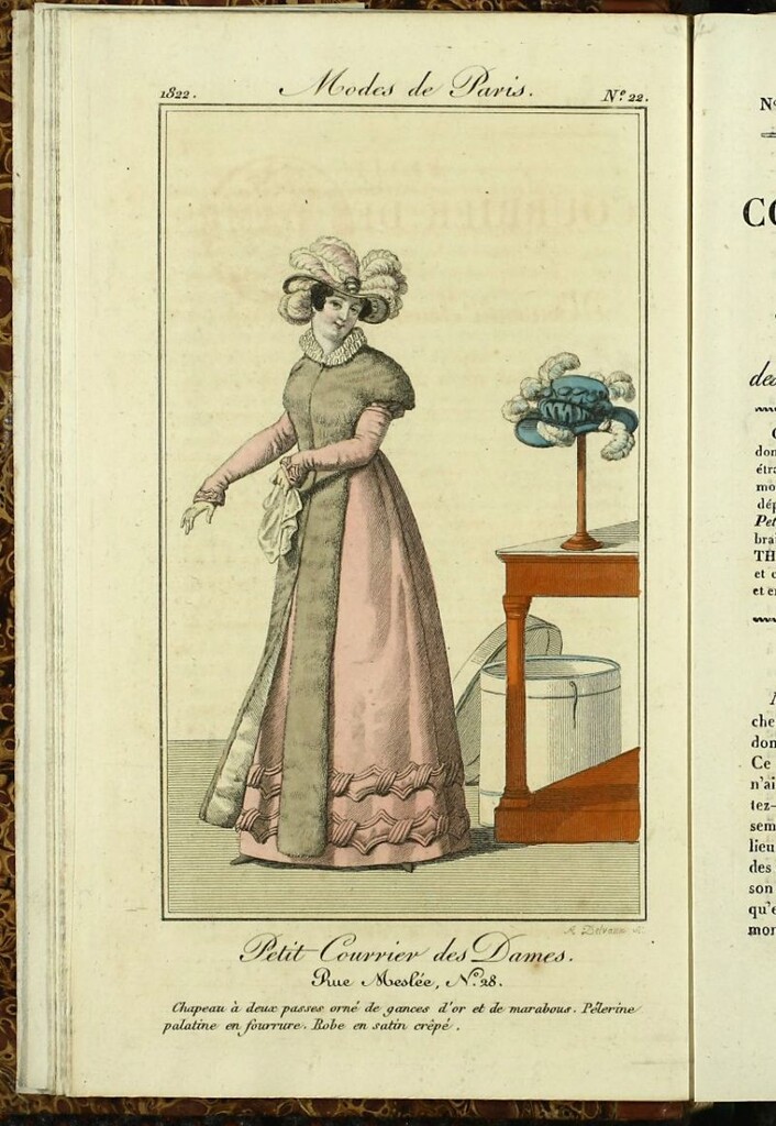 Miniatura de Petit Courrier des Dames : annonces des modes, des nouveautés et des arts del 15 de Enero de 1822