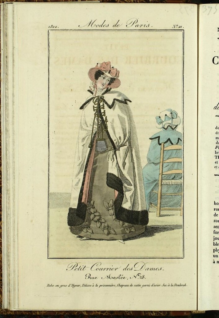 Miniatura de Petit Courrier des Dames : annonces des modes, des nouveautés et des arts del 20 de Enero de 1822