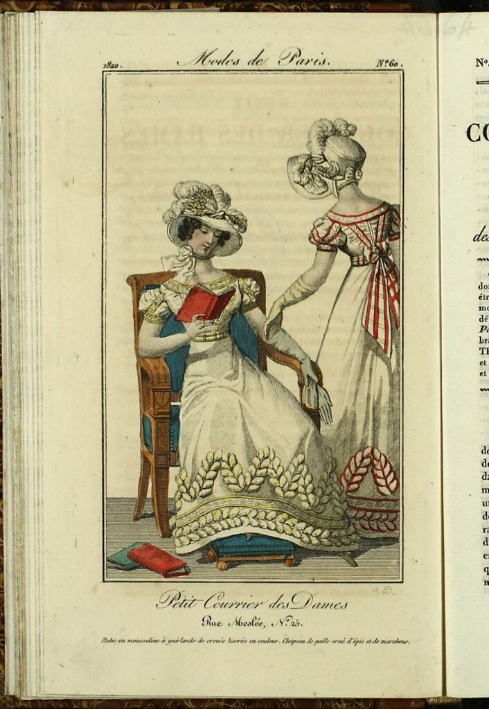 Miniatura de Petit Courrier des Dames : annonces des modes, des nouveautés et des arts del 25 de Enero de 1822