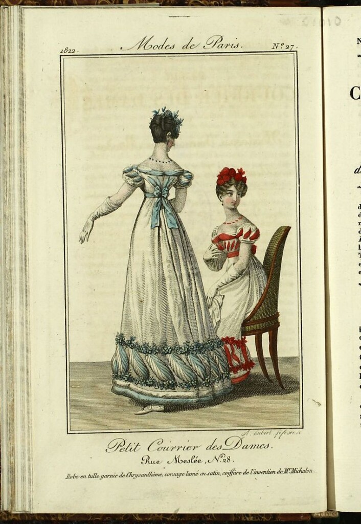 Miniatura de Petit Courrier des Dames : annonces des modes, des nouveautés et des arts del 31 de Enero de 1822