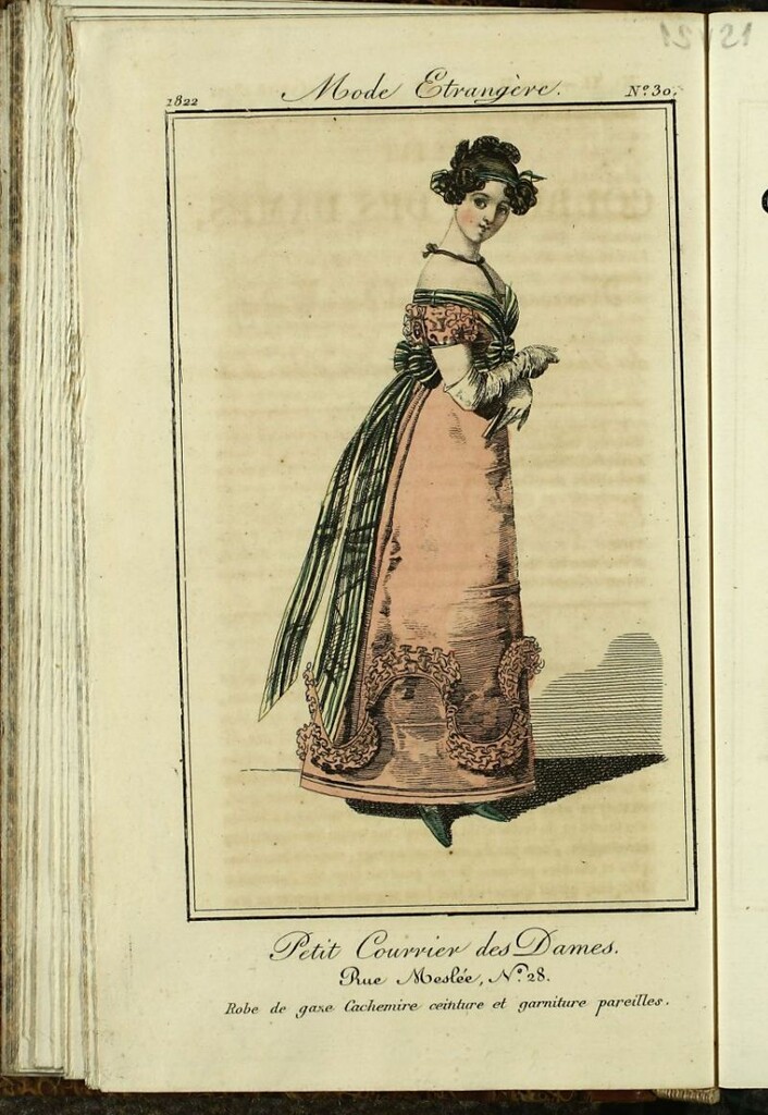 Miniatura de Petit Courrier des Dames : annonces des modes, des nouveautés et des arts del 25 de Febrero de 1822