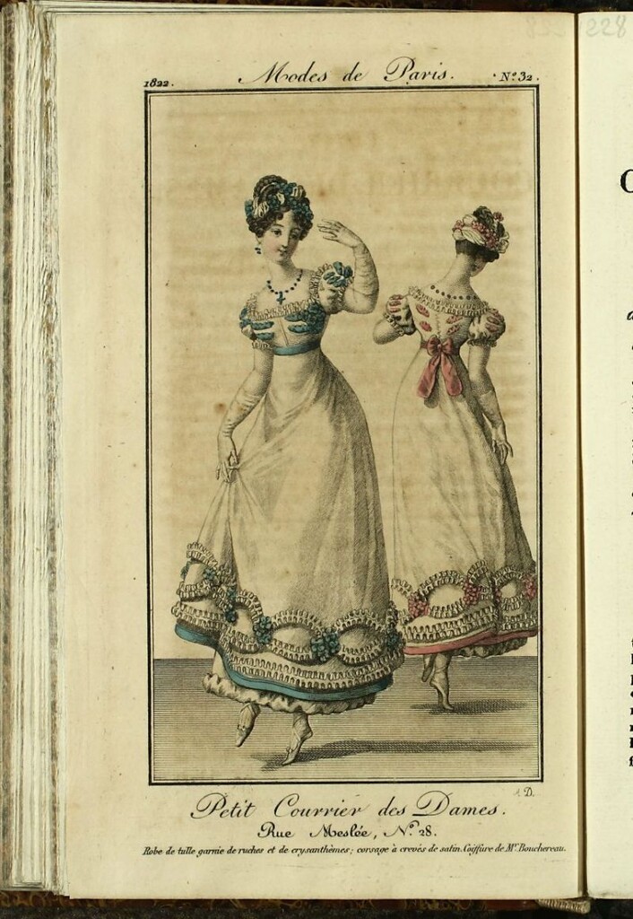 Miniatura de Petit Courrier des Dames : annonces des modes, des nouveautés et des arts del 28 de Febrero de 1822