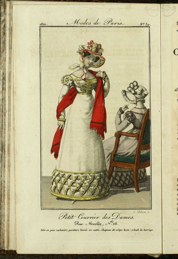 Miniatura de Petit Courrier des Dames : annonces des modes, des nouveautés et des arts del 30 de Marzo de 1822