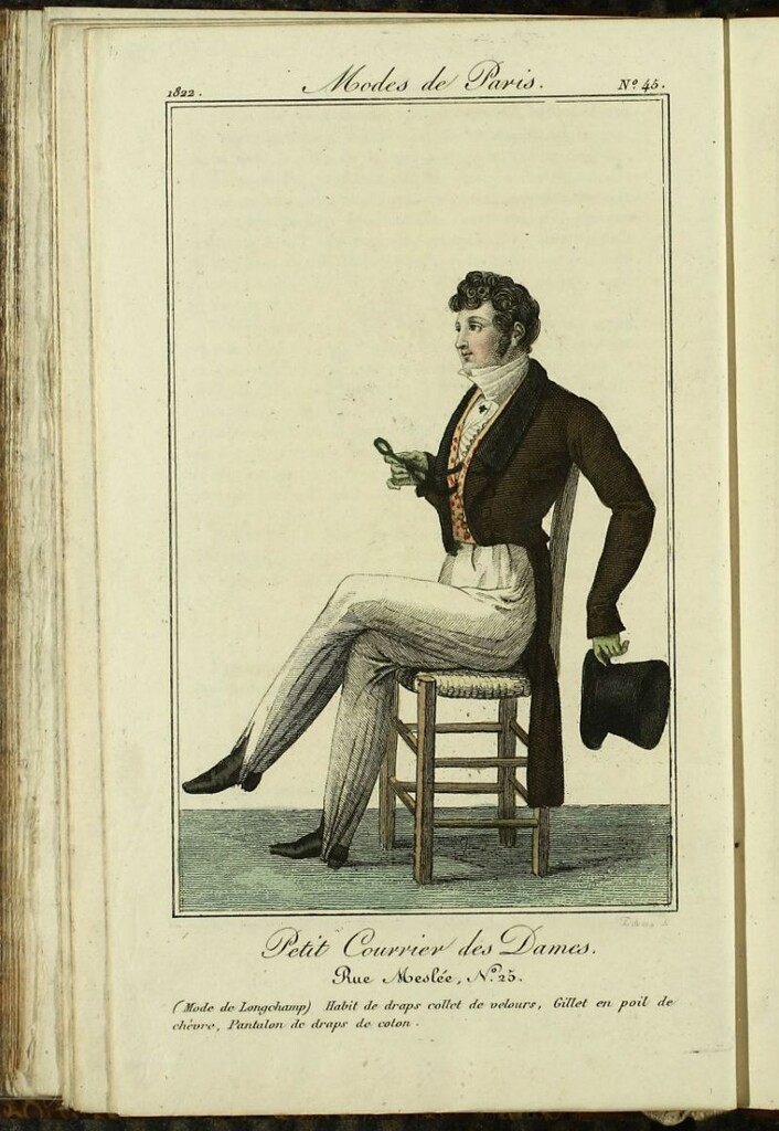 Miniatura de Petit Courrier des Dames : annonces des modes, des nouveautés et des arts del 25 de Abril de 1822