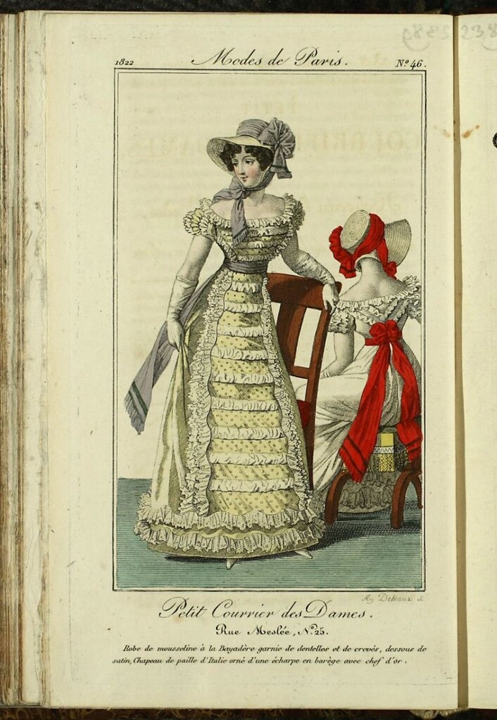 Miniatura de Petit Courrier des Dames : annonces des modes, des nouveautés et des arts del 30 de Abril de 1822