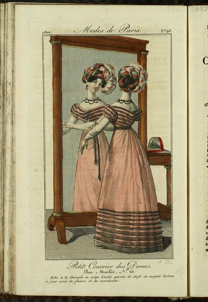 Miniatura de Petit Courrier des Dames : annonces des modes, des nouveautés et des arts del 10 de Mayo de 1822