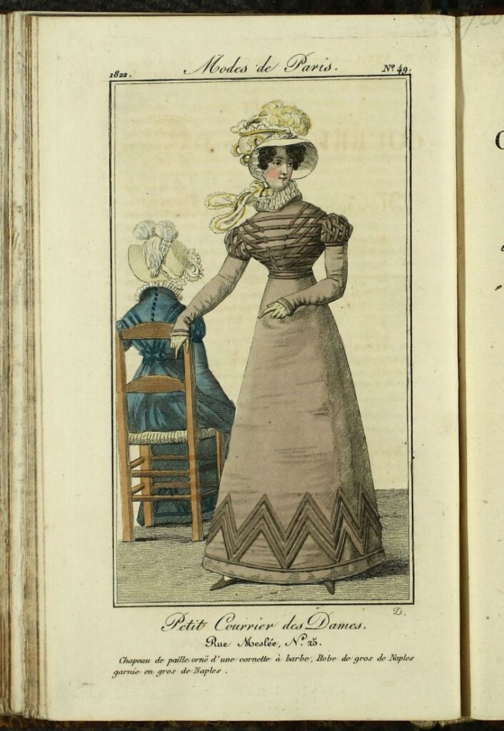 Miniatura de Petit Courrier des Dames : annonces des modes, des nouveautés et des arts del 15 de Mayo de 1822