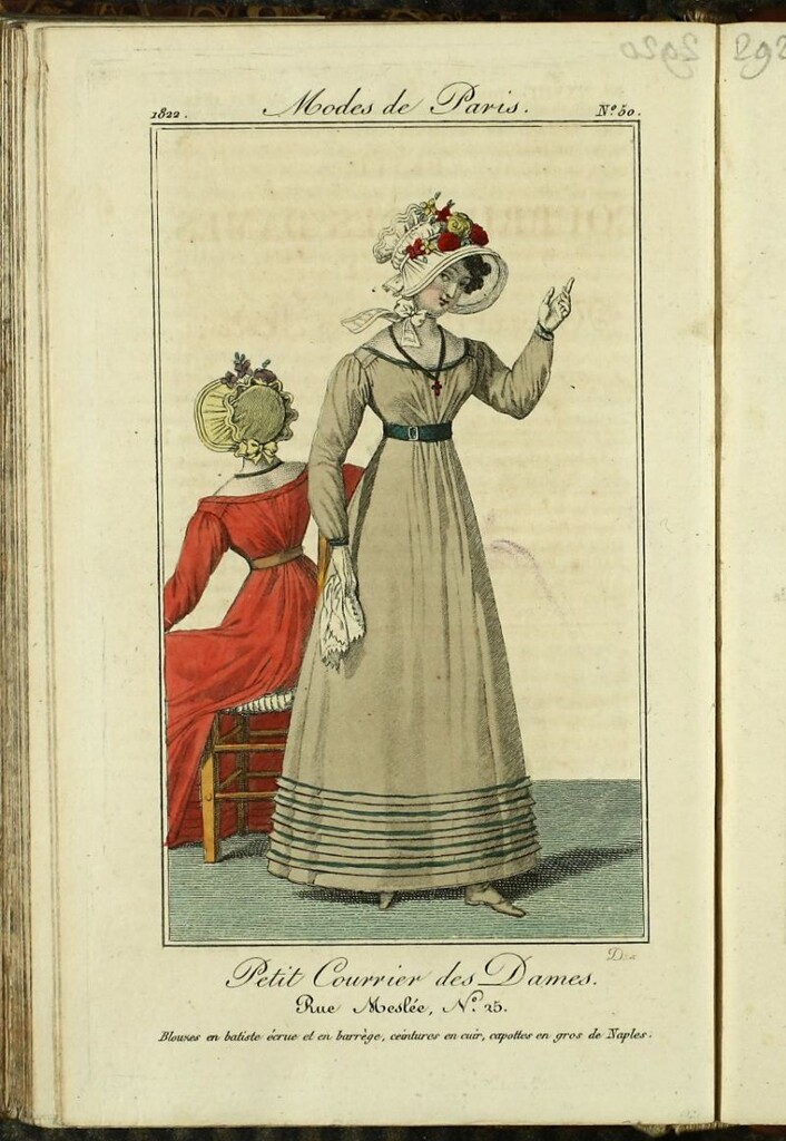 Miniatura de Petit Courrier des Dames : annonces des modes, des nouveautés et des arts del 20 de Mayo de 1822