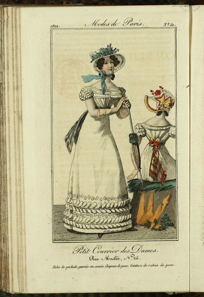Miniatura de Petit Courrier des Dames : annonces des modes, des nouveautés et des arts del 25 de Mayo de 1822