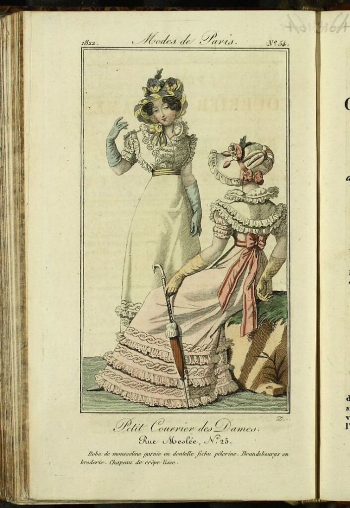 Miniatura de Petit Courrier des Dames : annonces des modes, des nouveautés et des arts del 5 de Junio de 1822