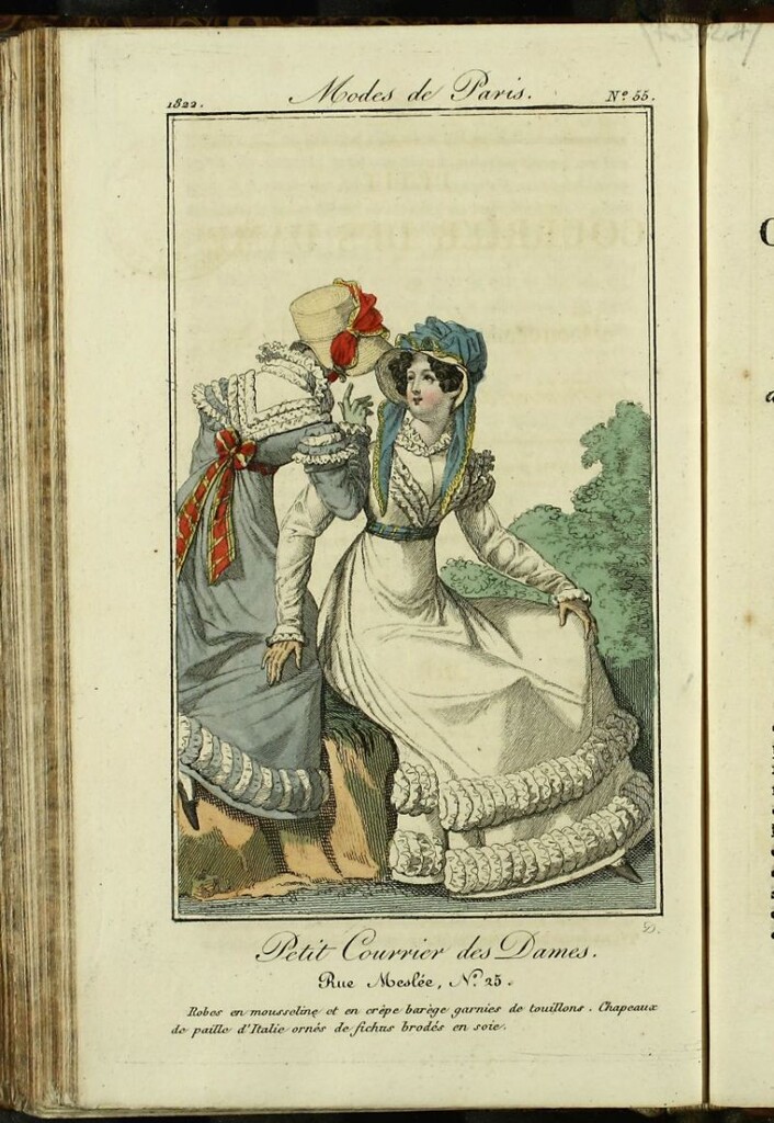 Miniatura de Petit Courrier des Dames : annonces des modes, des nouveautés et des arts del 10 de Junio de 1822
