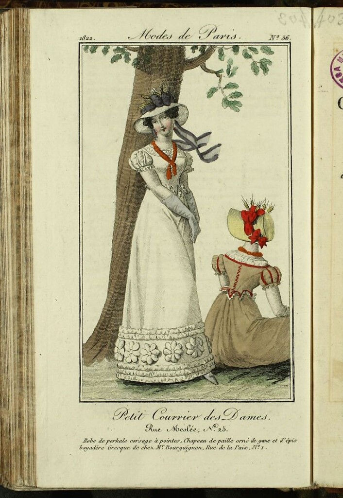 Miniatura de Petit Courrier des Dames : annonces des modes, des nouveautés et des arts del 15 de Junio de 1822