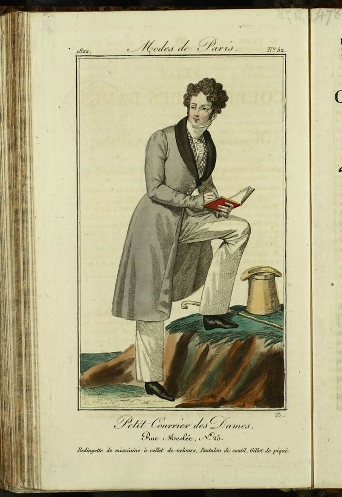 Miniatura de Petit Courrier des Dames : annonces des modes, des nouveautés et des arts del 20 de Junio de 1822