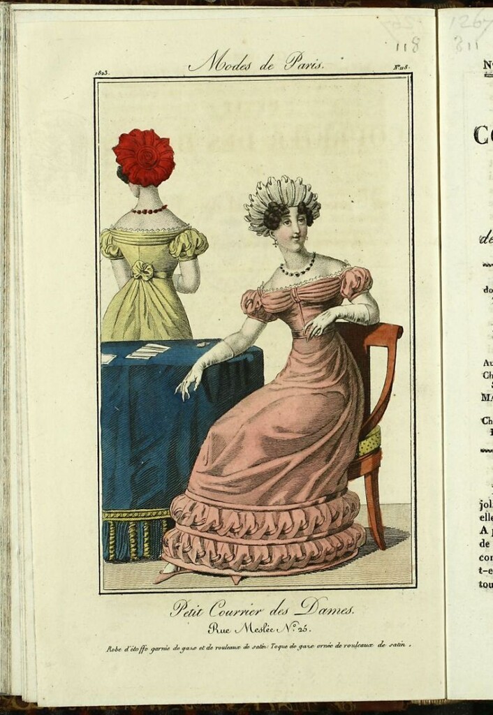 Miniatura de Petit Courrier des Dames : annonces des modes, des nouveautés et des arts del 10 de Marzo de 1823