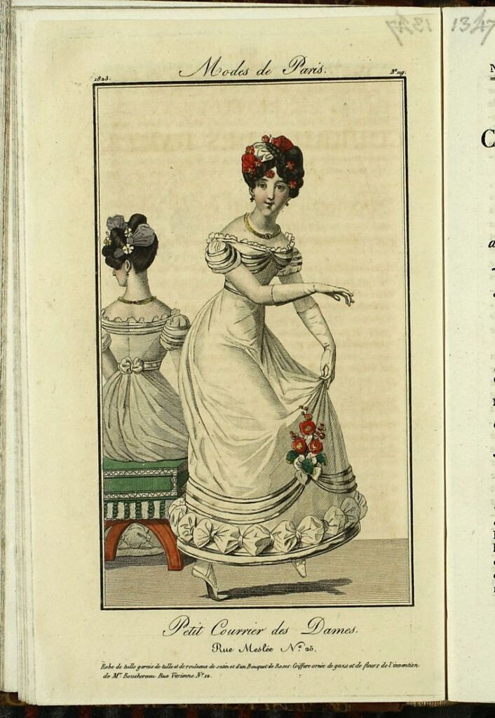Miniatura de Petit Courrier des Dames : annonces des modes, des nouveautés et des arts del 15 de Marzo de 1823