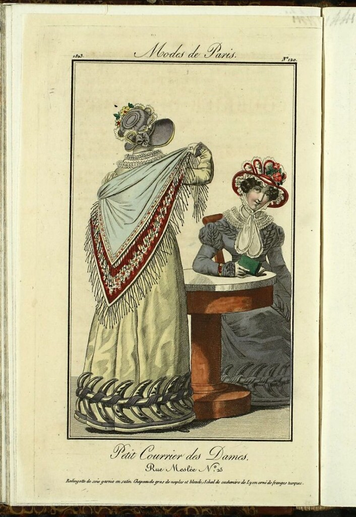 Miniatura de Petit Courrier des Dames : annonces des modes, des nouveautés et des arts del 20 de Marzo de 1823