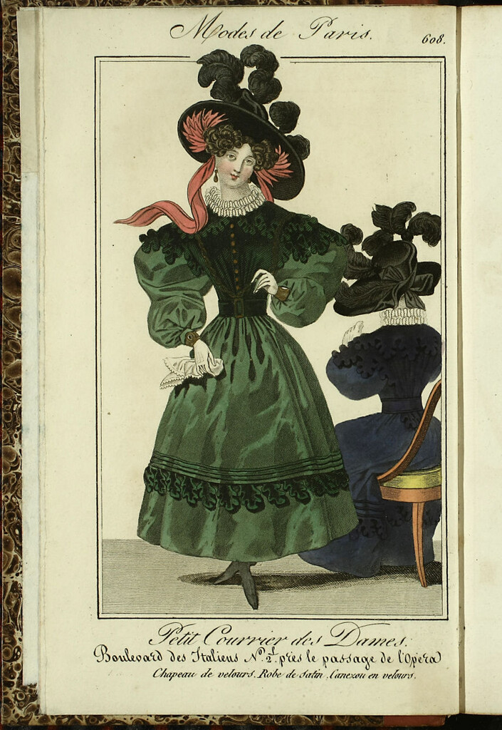 Miniatura de Petit Courrier des Dames : annonces des modes, des nouveautés et des arts del 5 de Enero de 1829