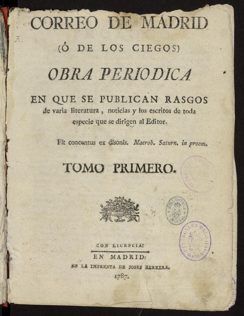 Miniatura de Correo de los Ciegos de Madrid