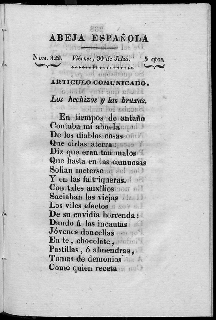 Miniatura de Abeja Española del viernes 30 de julio de 1813
