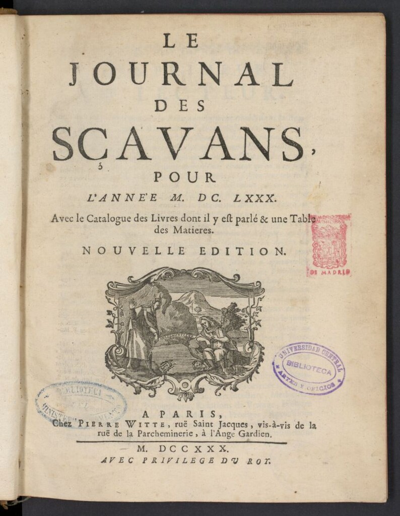 Miniatura de Le Journal des Sçavans