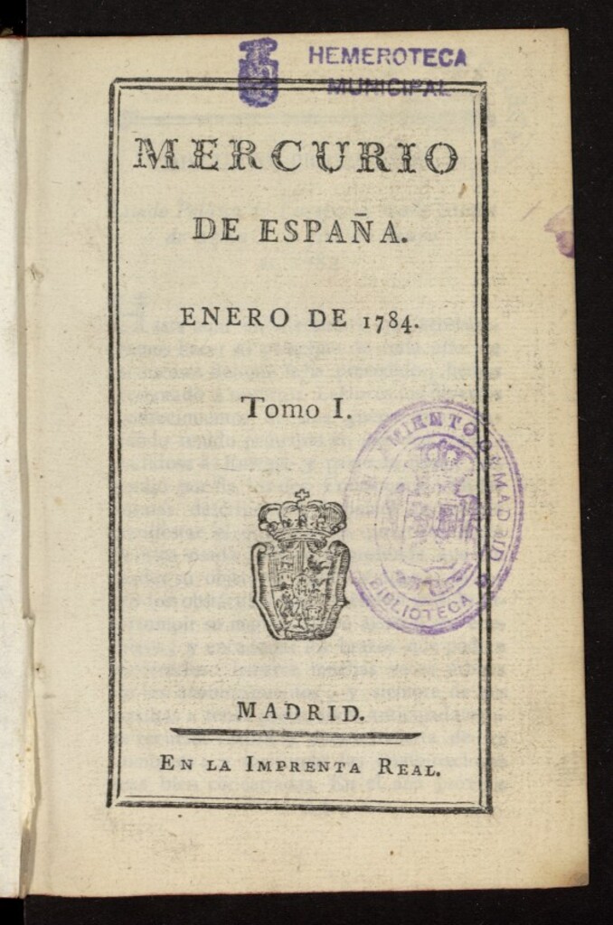 Miniatura de Mercurio de España