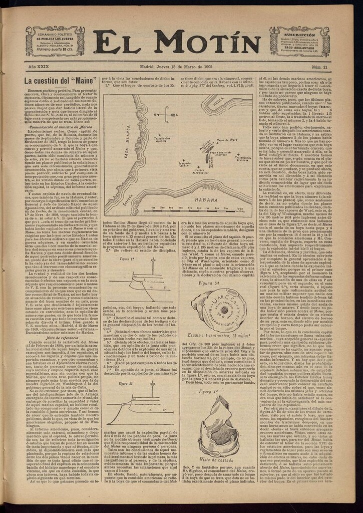 Miniatura de El Motín: periódico satírico semanal del 18 de Marzo de 1909