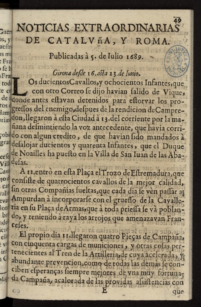 Miniatura de Noticias Extraordinarias de Cataluña y Roma
