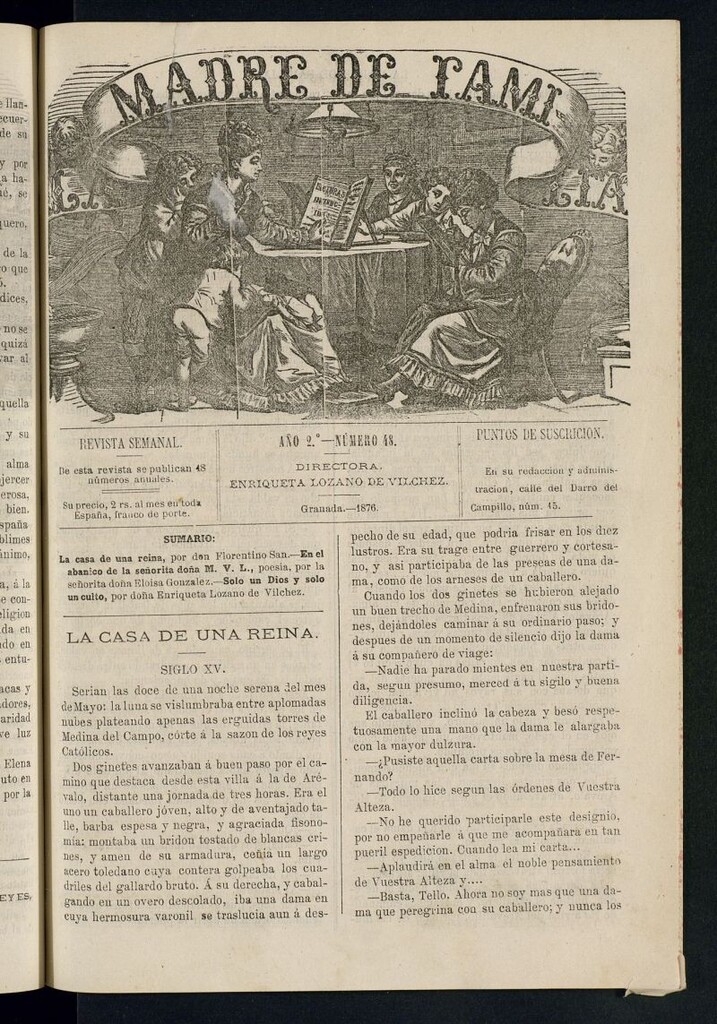 Miniatura de Madre de Familia : revista semanal de 1876, nº 48