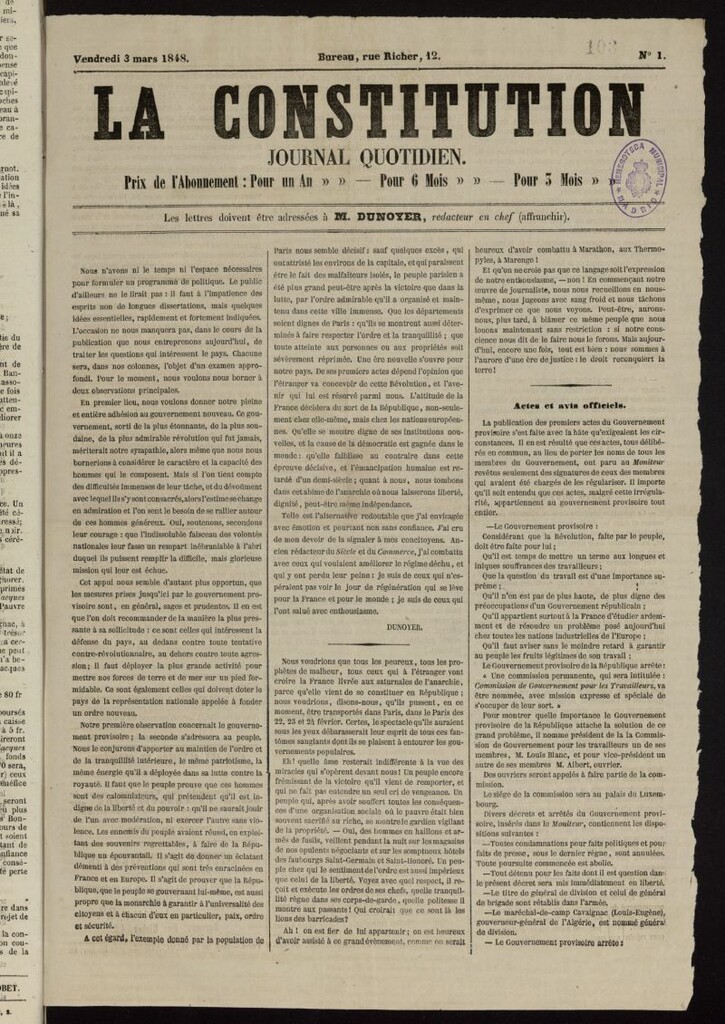 Miniatura de La Constitution