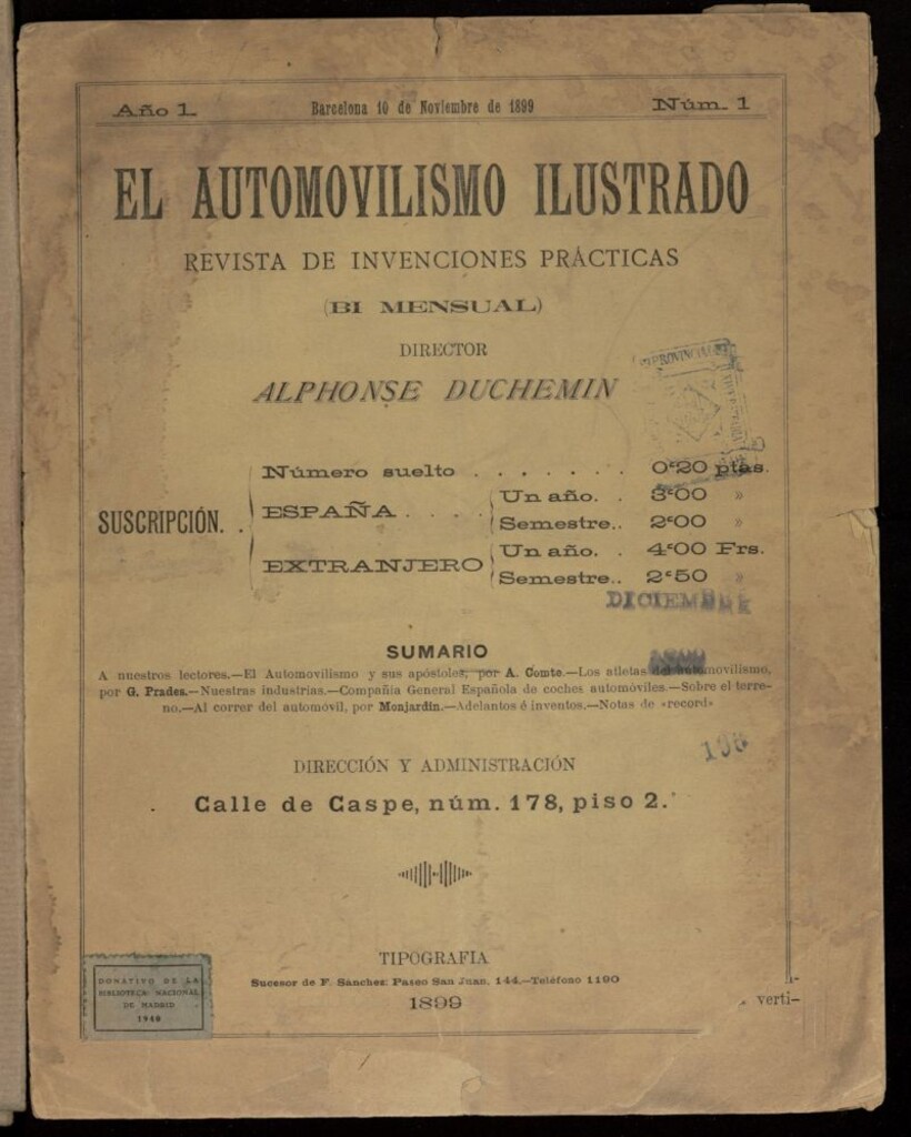 Miniatura de El Automovilismo Ilustrado