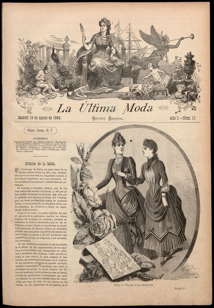Miniatura de La Última moda: revista ilustrada hispano-americana, del 19 de marzo de 1888