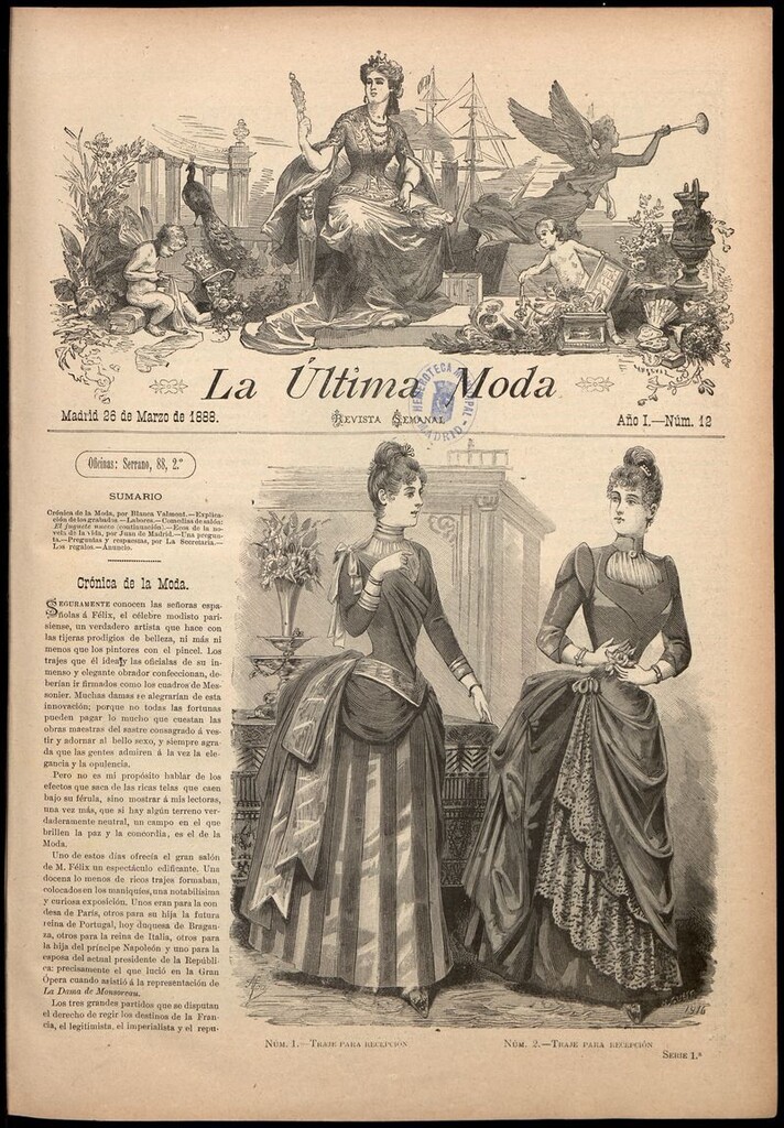 Miniatura de La Última moda: revista ilustrada hispano-americana, del 26 de marzo de 1888
