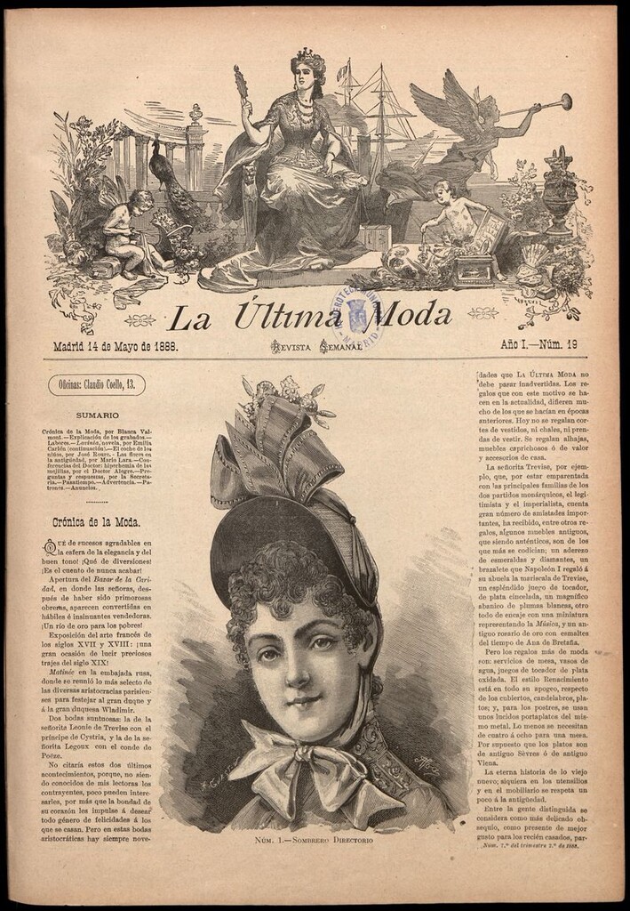 Miniatura de La Última moda: revista ilustrada hispano-americana, del 14 de mayo de 1888