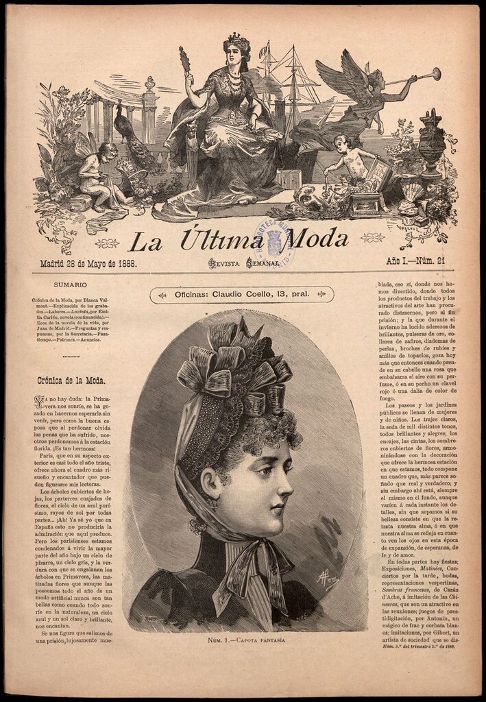 Miniatura de La Última moda: revista ilustrada hispano-americana, del 28 de mayo de 1888