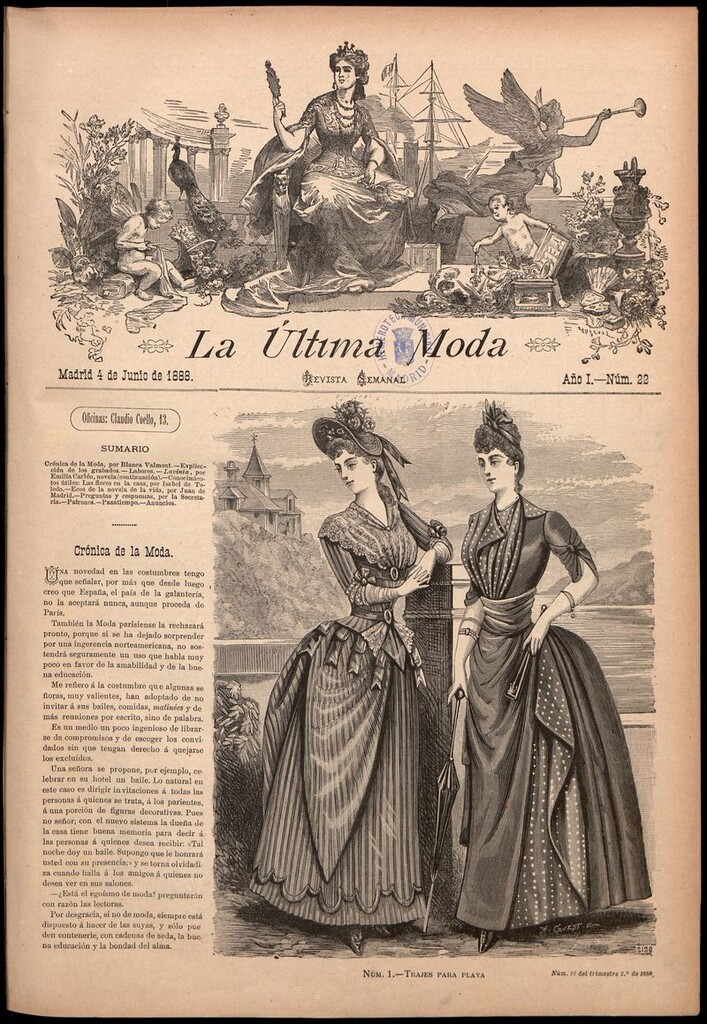 Miniatura de La Última moda: revista ilustrada hispano-americana, del 4 de junio de 1888