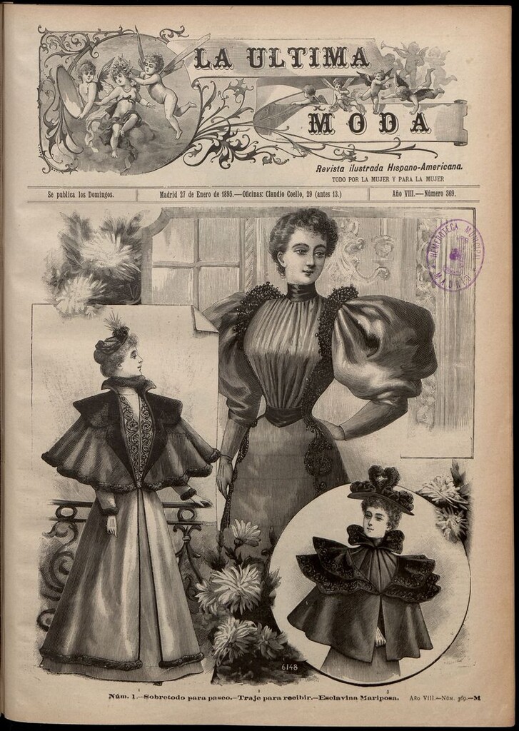 Miniatura de La Última moda: revista ilustrada hispano-americana, del 27 de enero de 1895